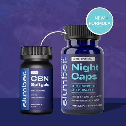Night Caps CBD:CBN Capsules for Sleep