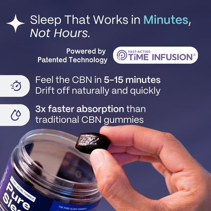 Pure Sleep Fast Acting CBN Gummies